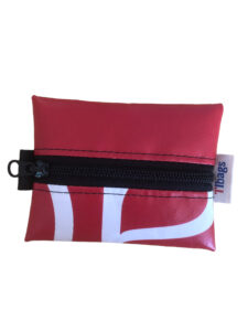 red coin purse