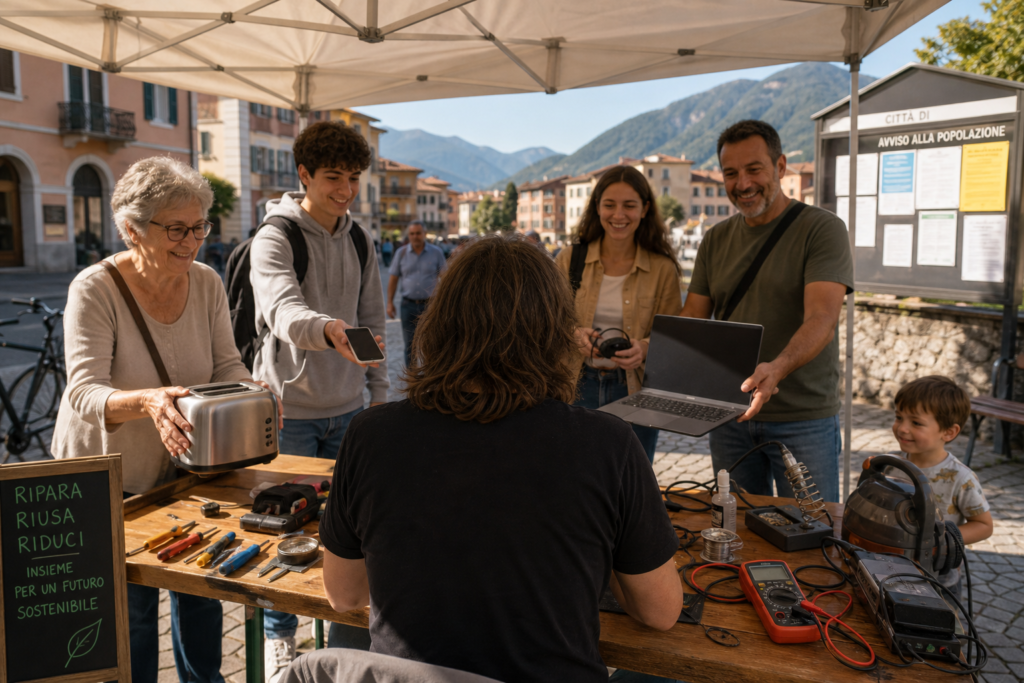 Mobile repair service in the Canton of Ticino for local authorities