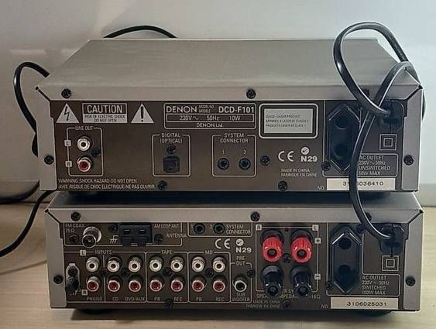 Denon F101 HiFi Set Receiver, Lettore CD e Casse 2 Denon F101 HiFi Set Receiver, Lettore CD e Casse - immagine 2