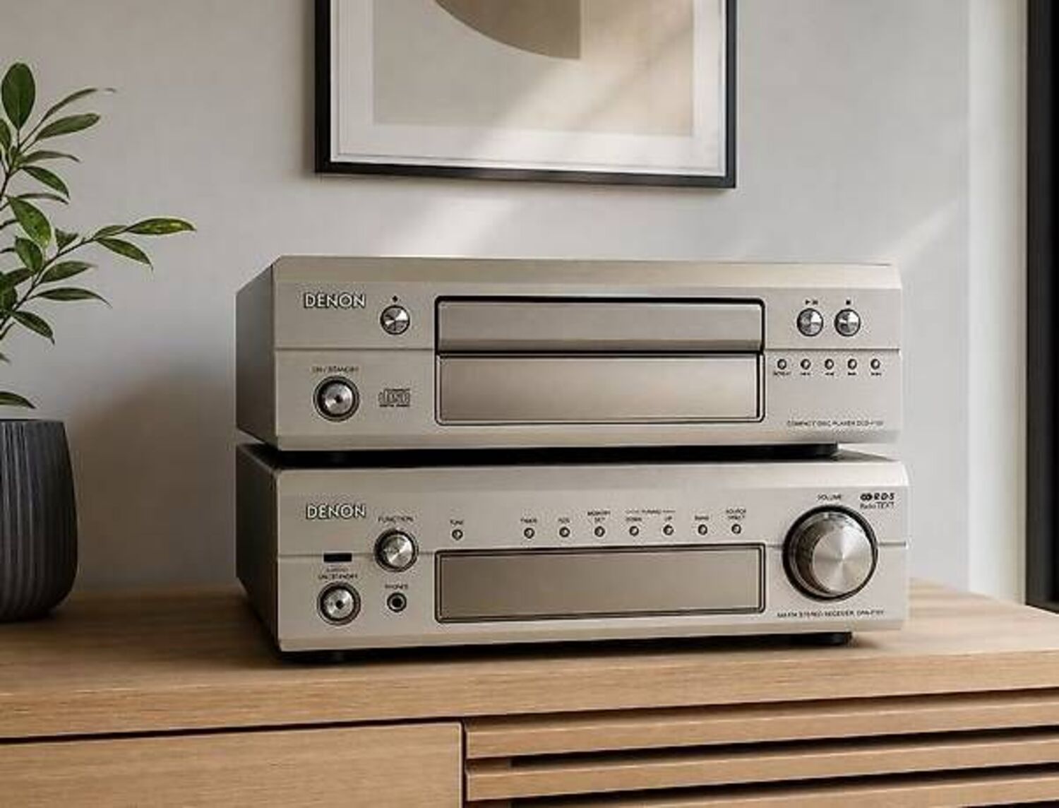 Denon F101 HiFi Set Receiver, Lettore CD e Casse 4 Denon F101 HiFi Set Receiver, Lettore CD e Casse - immagine 4