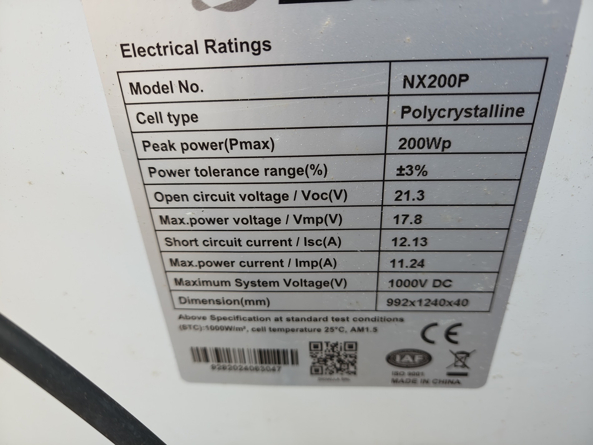 Pannello Fotovoltaico Policristallino per baita (12V, 200W) 2 Pannello Fotovoltaico Policristallino per baita (12V, 200W) - immagine 2