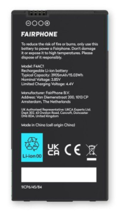 Original Fairphone 4 Akku F4AC1 1 FP 4 akku