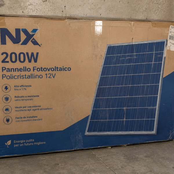 Pannello Fotovoltaico Policristallino per baita (12V, 200W)